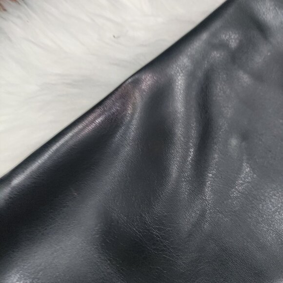 Red Hot Spanx Faux Leather Black Leggings Women's Size Large - Picture 6 of 11